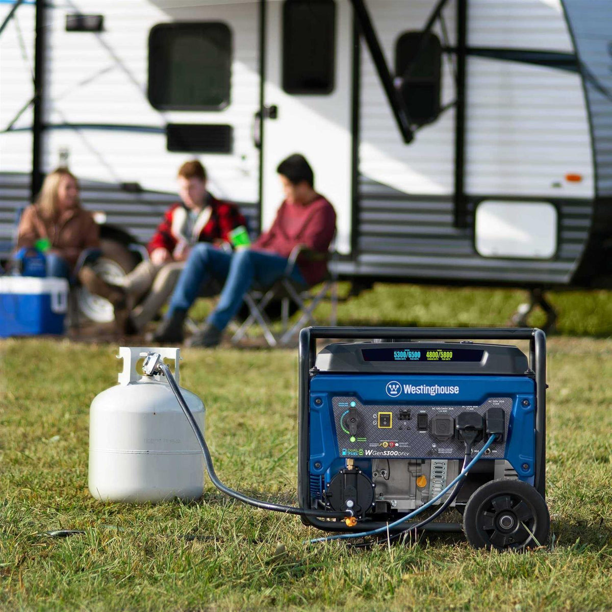 6500 Watt Dual Fuel Portable Generator with CO Sensor M9831
