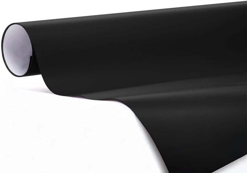 Satin Black Vinyl Wrap Roll 3ft x 5ft Pack of 2 R3912