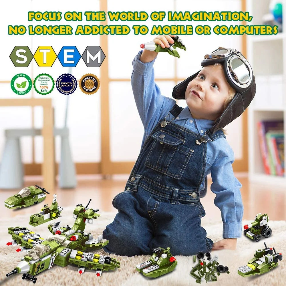 576 PCS 25-in-1 STEM Building Blocks Kits R350612