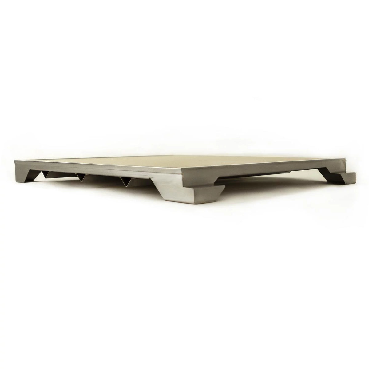 15-Inch Ceramic Pizza Stone With Stainless Steel Tray H491