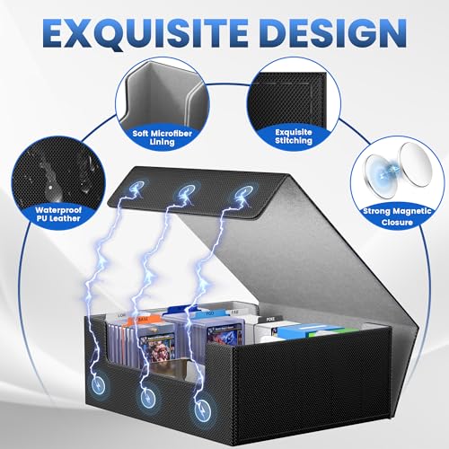 Card Storage Box with 10 Dividers L9496
