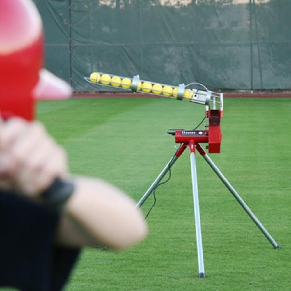 Softball Pitching Machine with 9 Ball Automatic Feeder F13551