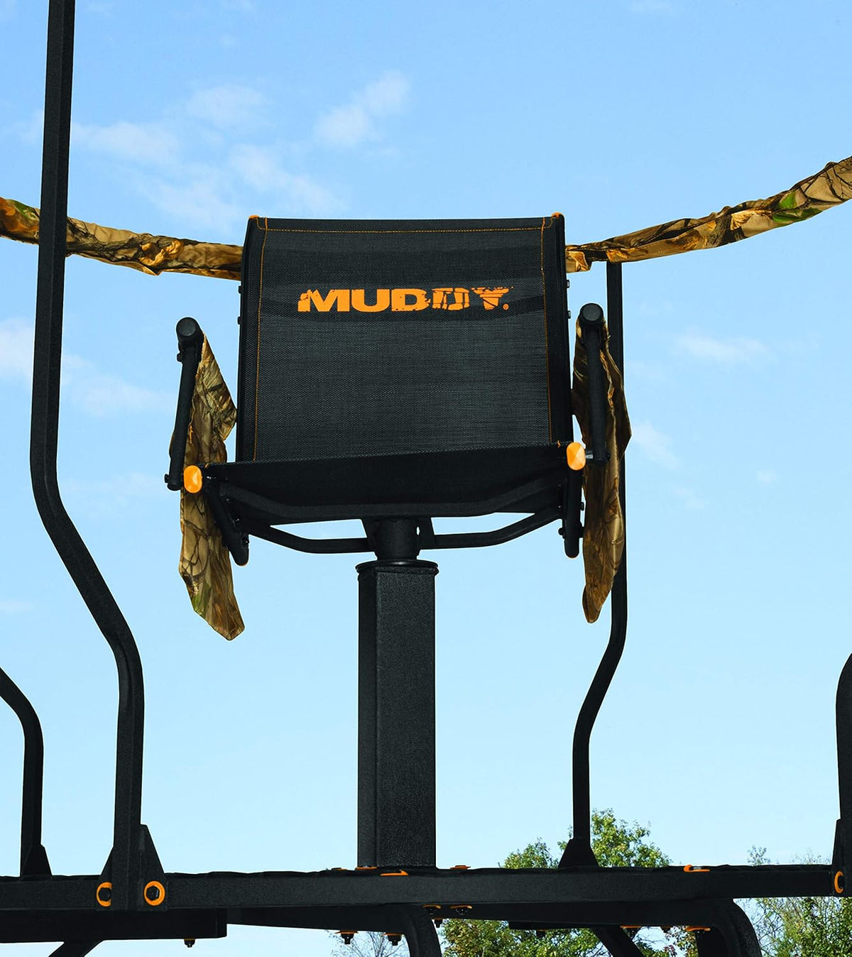 16 Foot Single Seater Foldable Outdoor Hunting Tripod Stand with 2 Detachable Gear Bags H867717