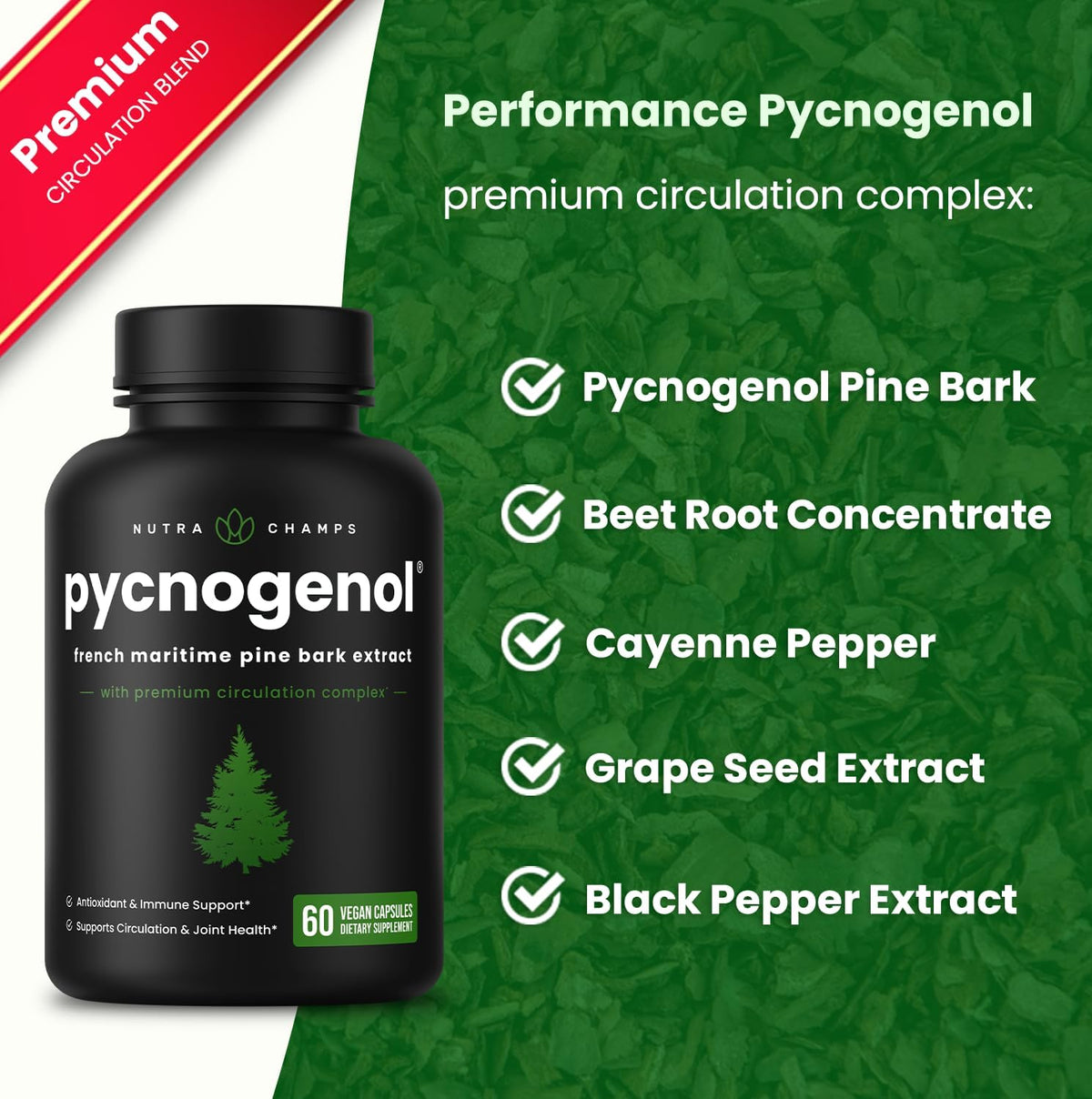60 Capsules French Maritime Pine Bark Extract R652