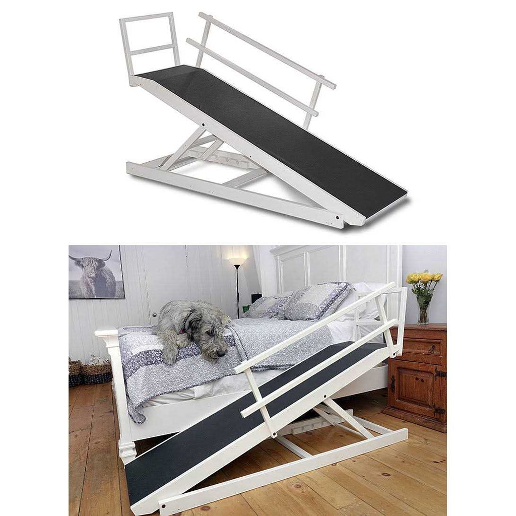 Large Adjustable Height Dog Bed Ramp Y331