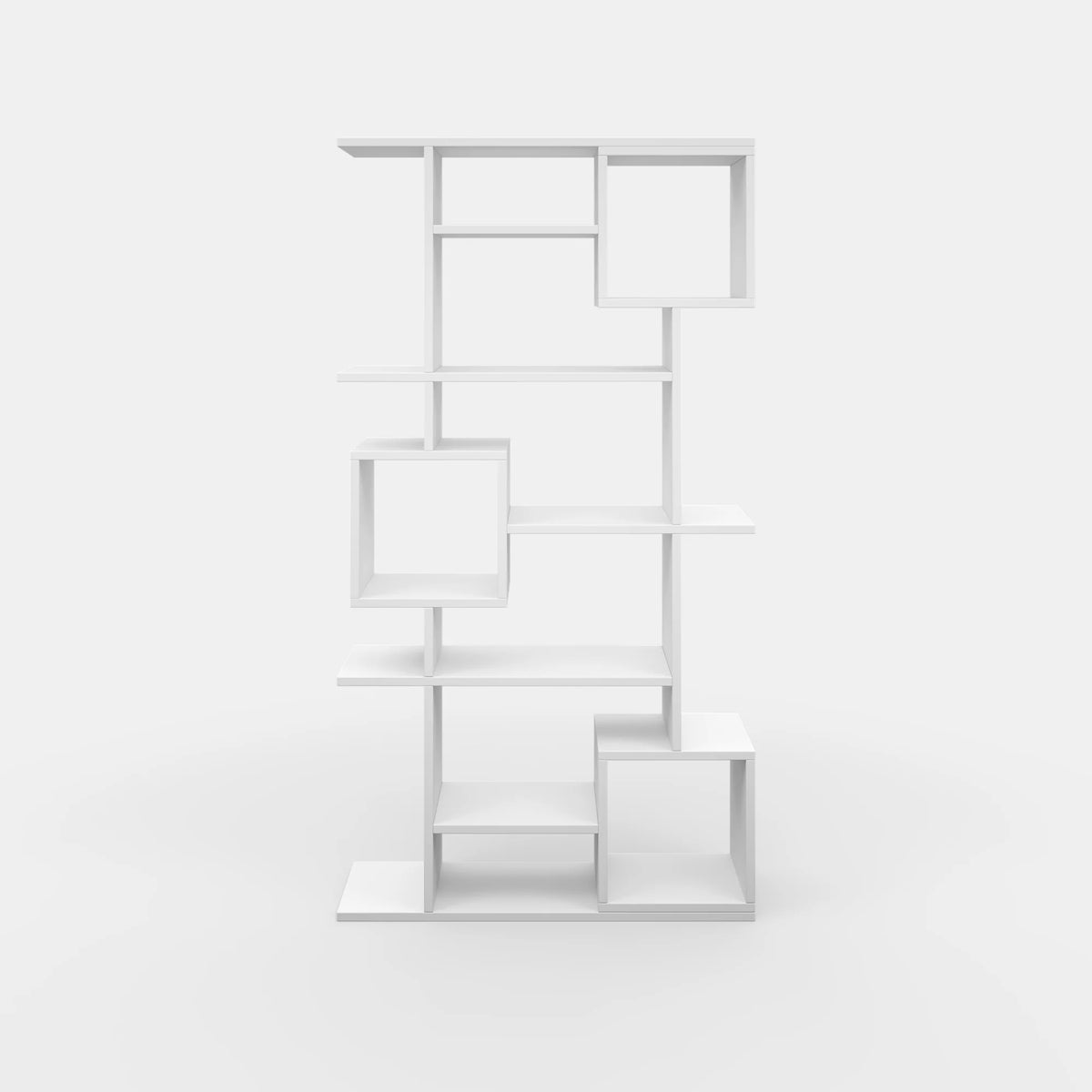 White Multiple Tier Open Shelf Bookcase F264526