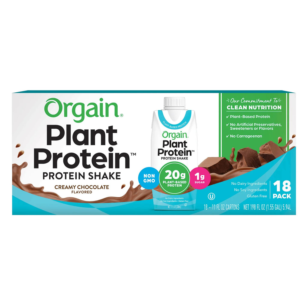 Chocolate Plant-Based Protein Shake 11 fl oz 18-pack L977