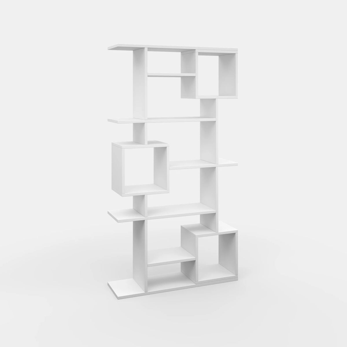 White Multiple Tier Open Shelf Bookcase F264526