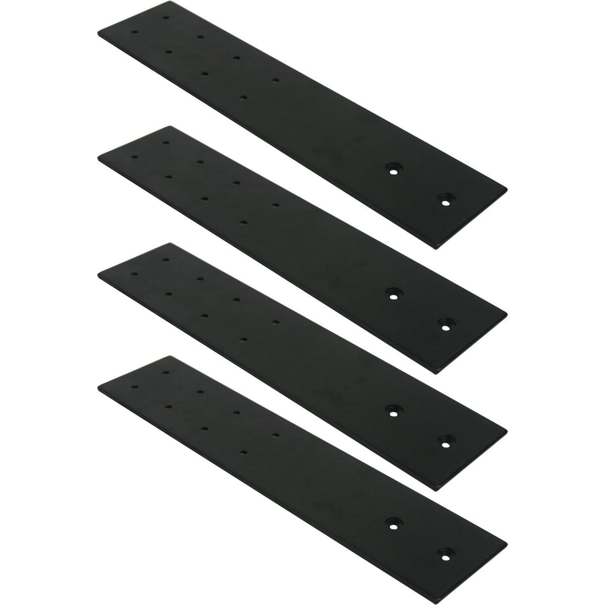 Black 3-1/2-inches x 16-inches 300lb 4-Pack M146919