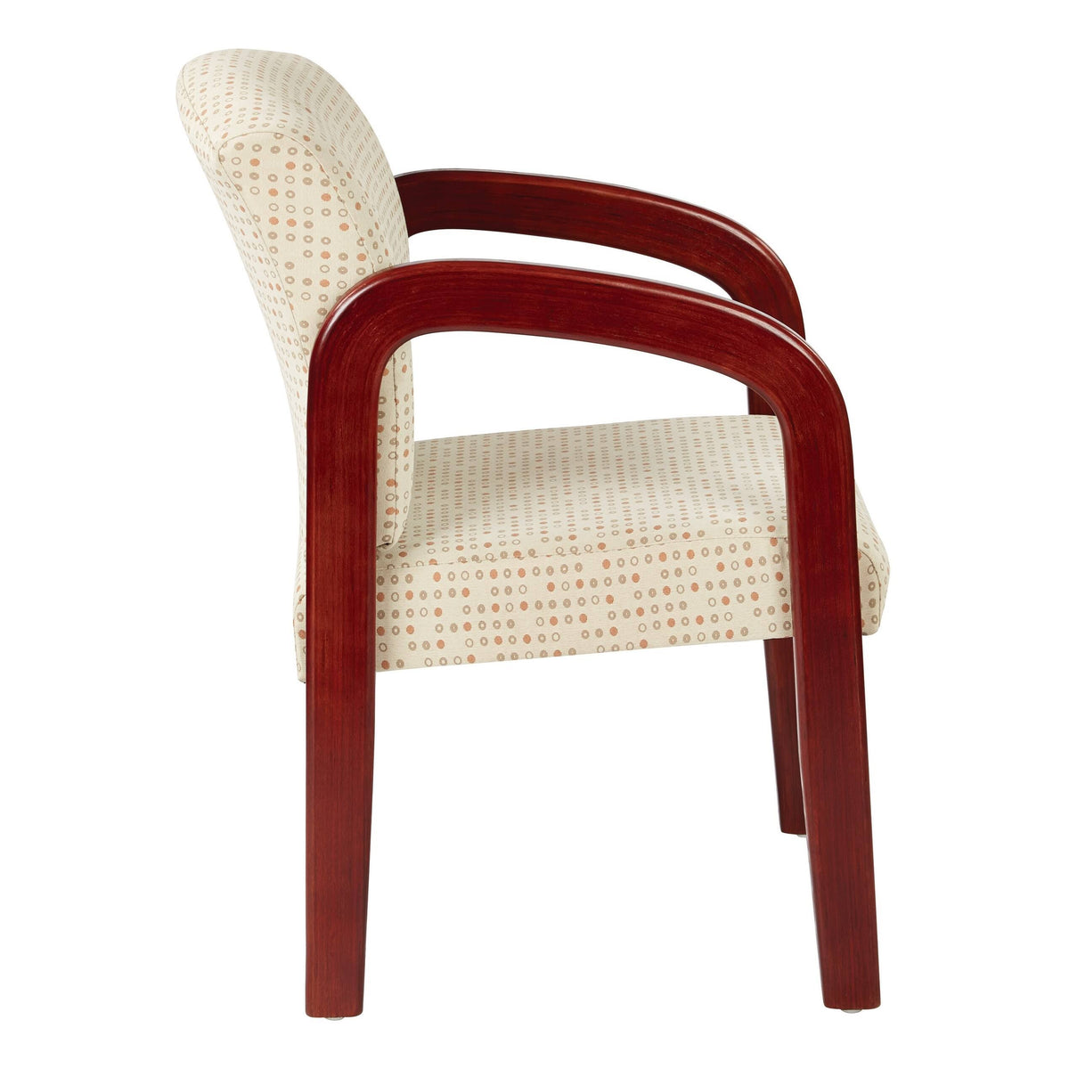 Ash Cherry Finish Wood Visitor Chair U282067