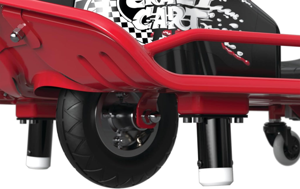 24V Electric Drifting Go Kart, Black/Red S630