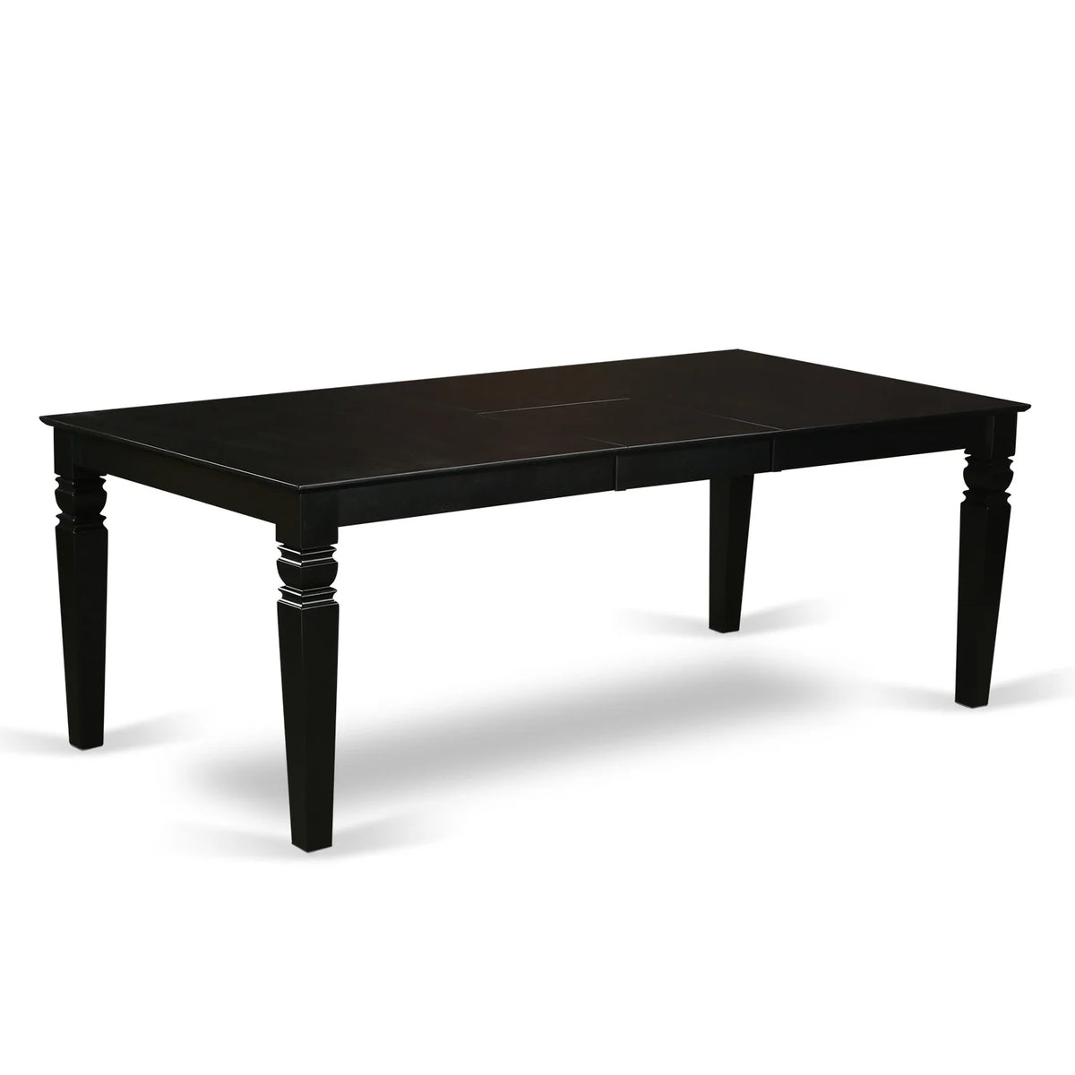 Black Leather Seat 7-piece Wood Dining Set E42338