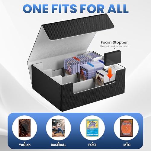 Card Storage Box with 10 Dividers L9496