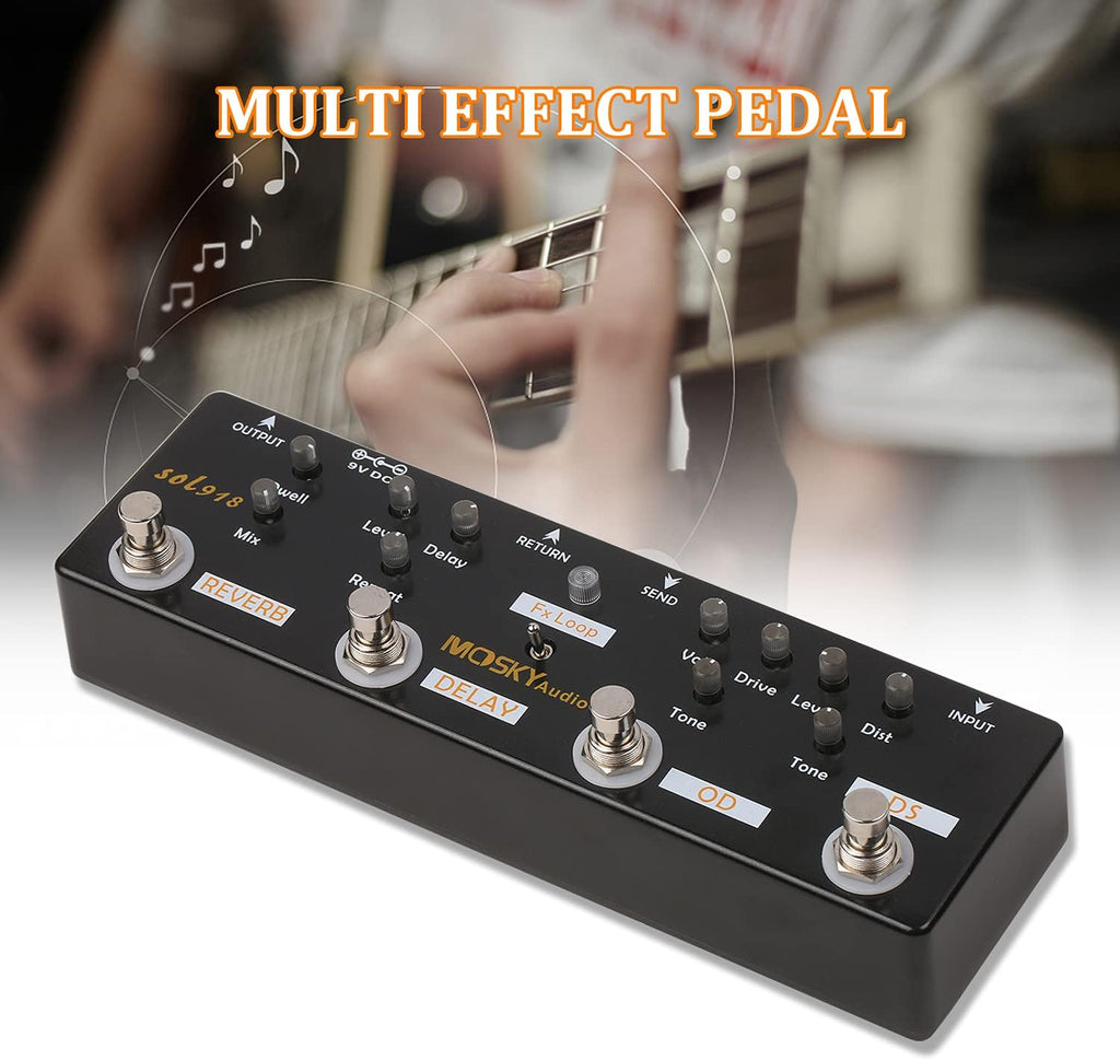 5-in-1 Multi Effect Guitar Pedal M629