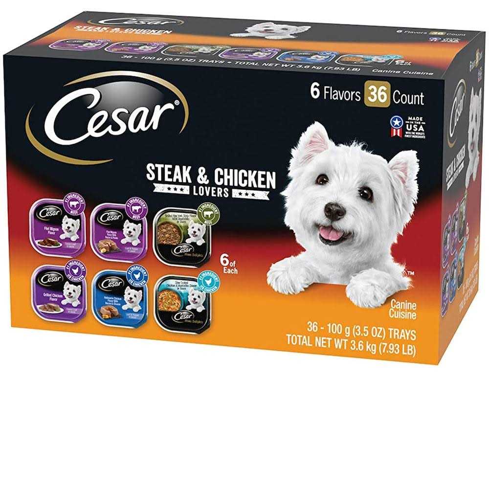 Steak & Poultry Variety Pack Dog Food Trays O238