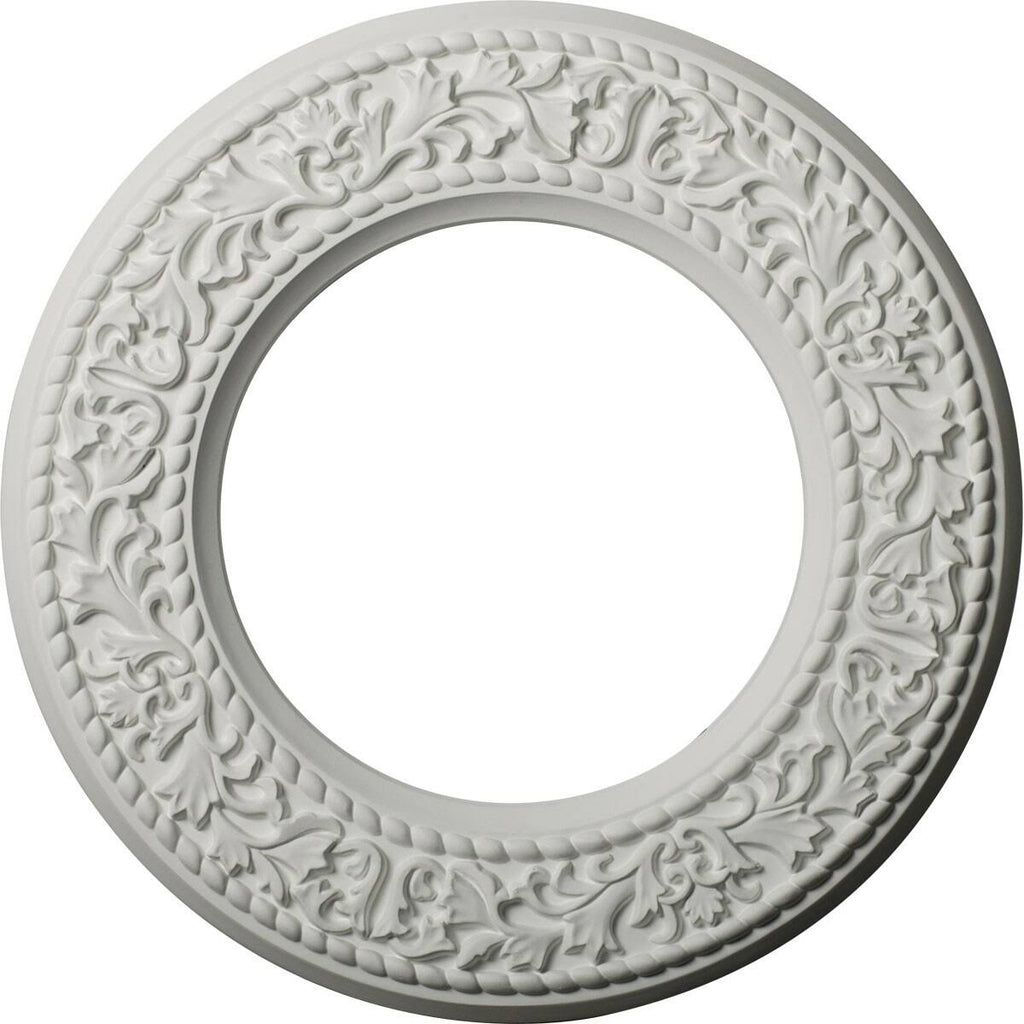Blackthorn Ceiling Medallion Hand-Painted Polished Copper V831607