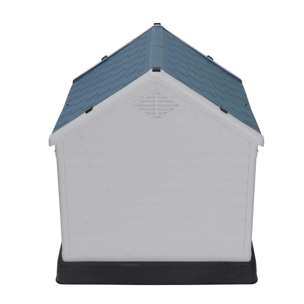 Plastic Dog Kennel with Air Vents and Elevated Floor U7586