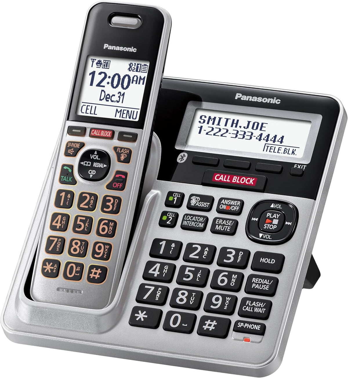 4-Handset DECT 6.0 Bluetooth Phone Bundle I16565