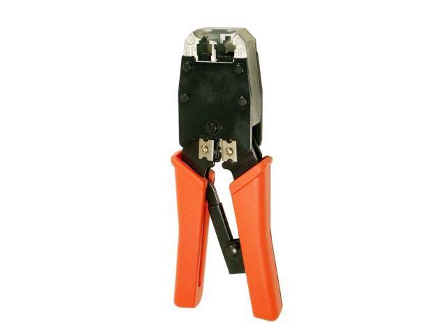 Cat5e UTP Plenum Cable 1000ft Blue + RJ45 Crimp Tool Plugs Kit K385099