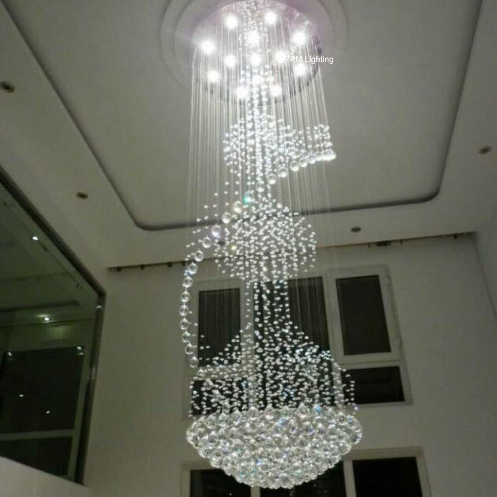 Crystal Spiral Chandelier for Staircase Y153578