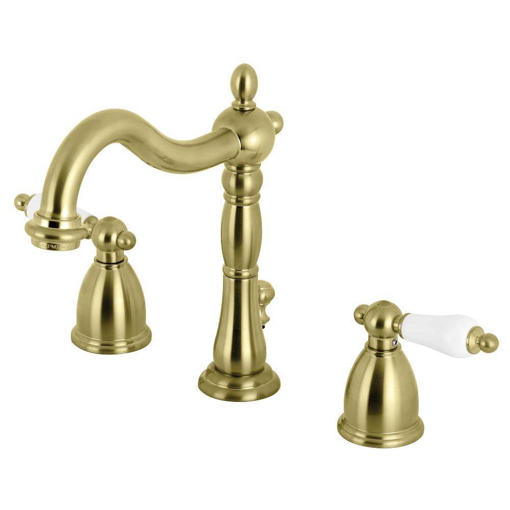 8x22 Widespread Bathroom Faucet, Brushed Nickel I3162