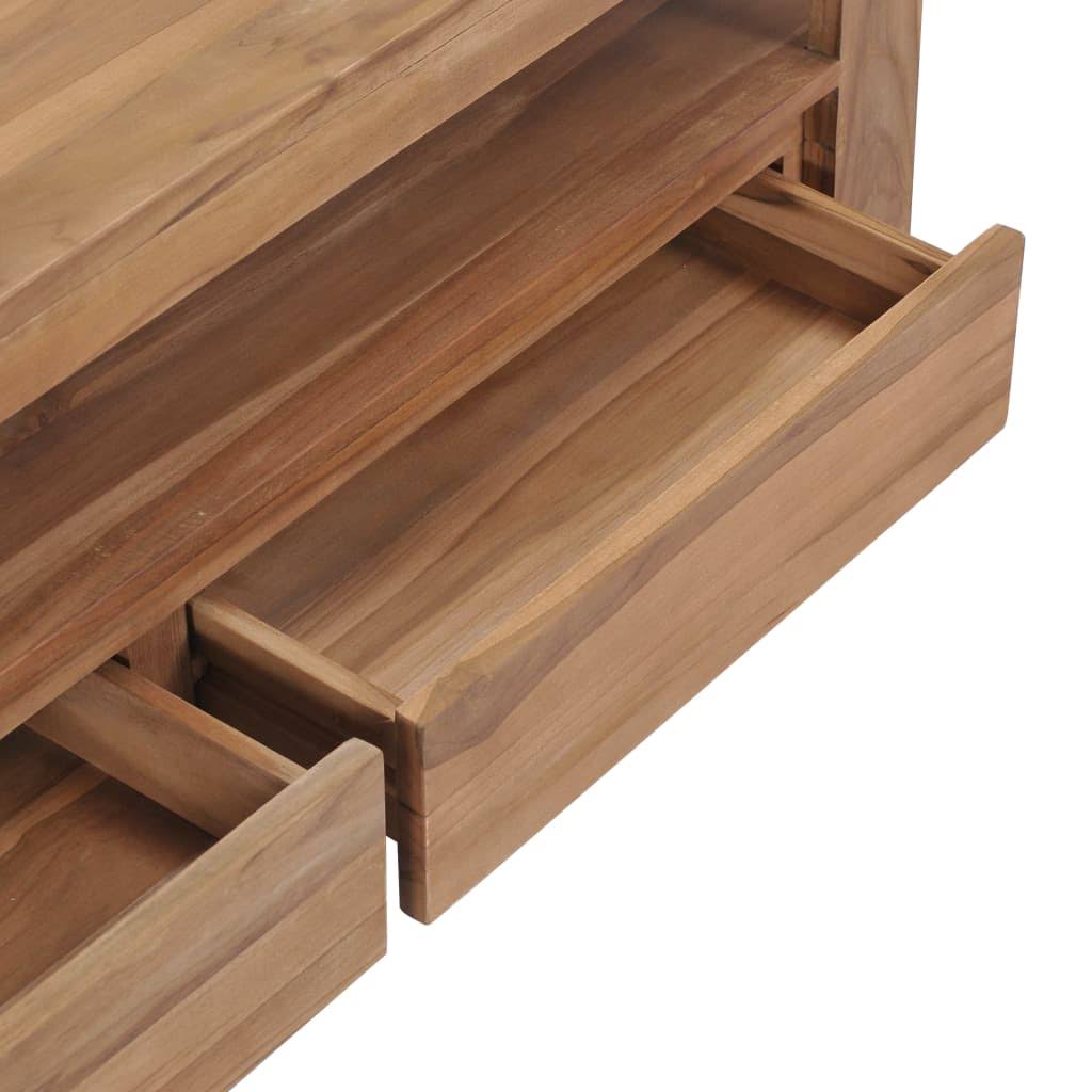 TV Cabinet Solid Teak Wood L64792