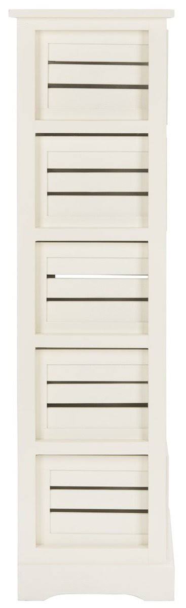 Red 5 Drawer Cabinet Q37208