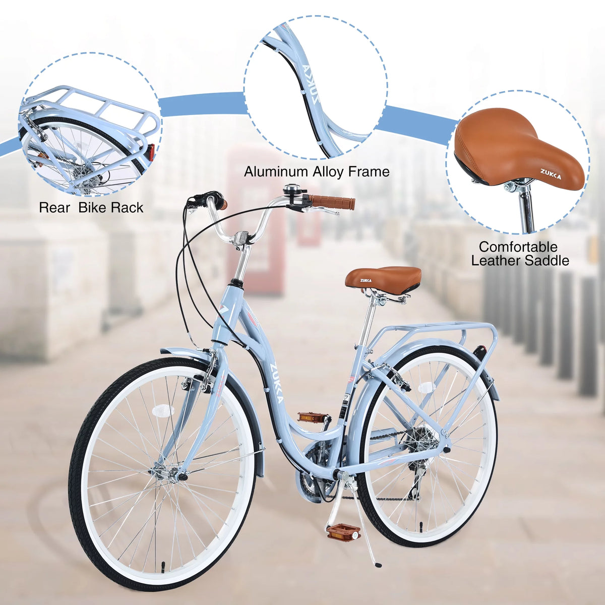 26 7 Speed Cruiser Bike Q858787