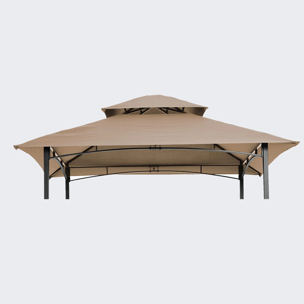 Beige Double Tier BBQ Tent Cover M3946