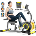 Recumbent Exercise Bike Belt Drive Indoor Cycling Bike A27834