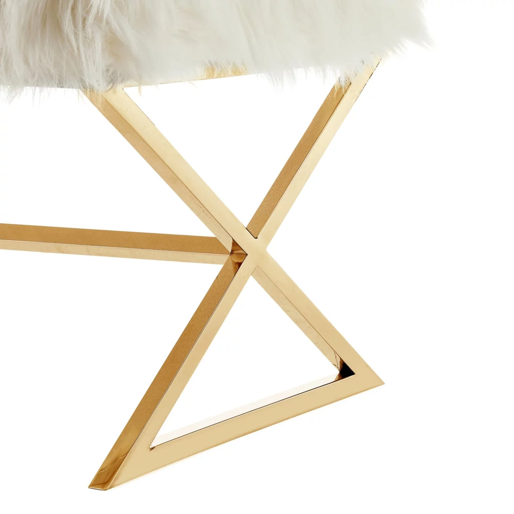 Faux Bench Stainless Steel Legs W8909