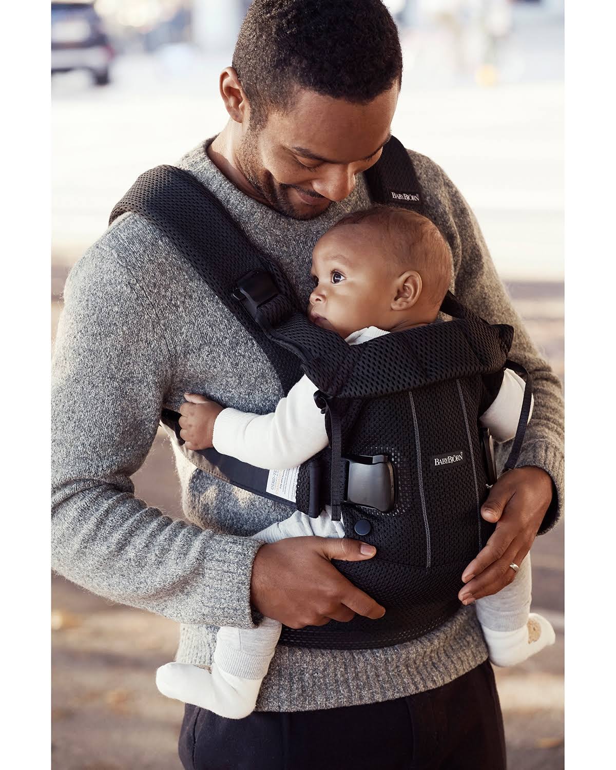 Slate Blue 3D Mesh Baby Carrier D9910