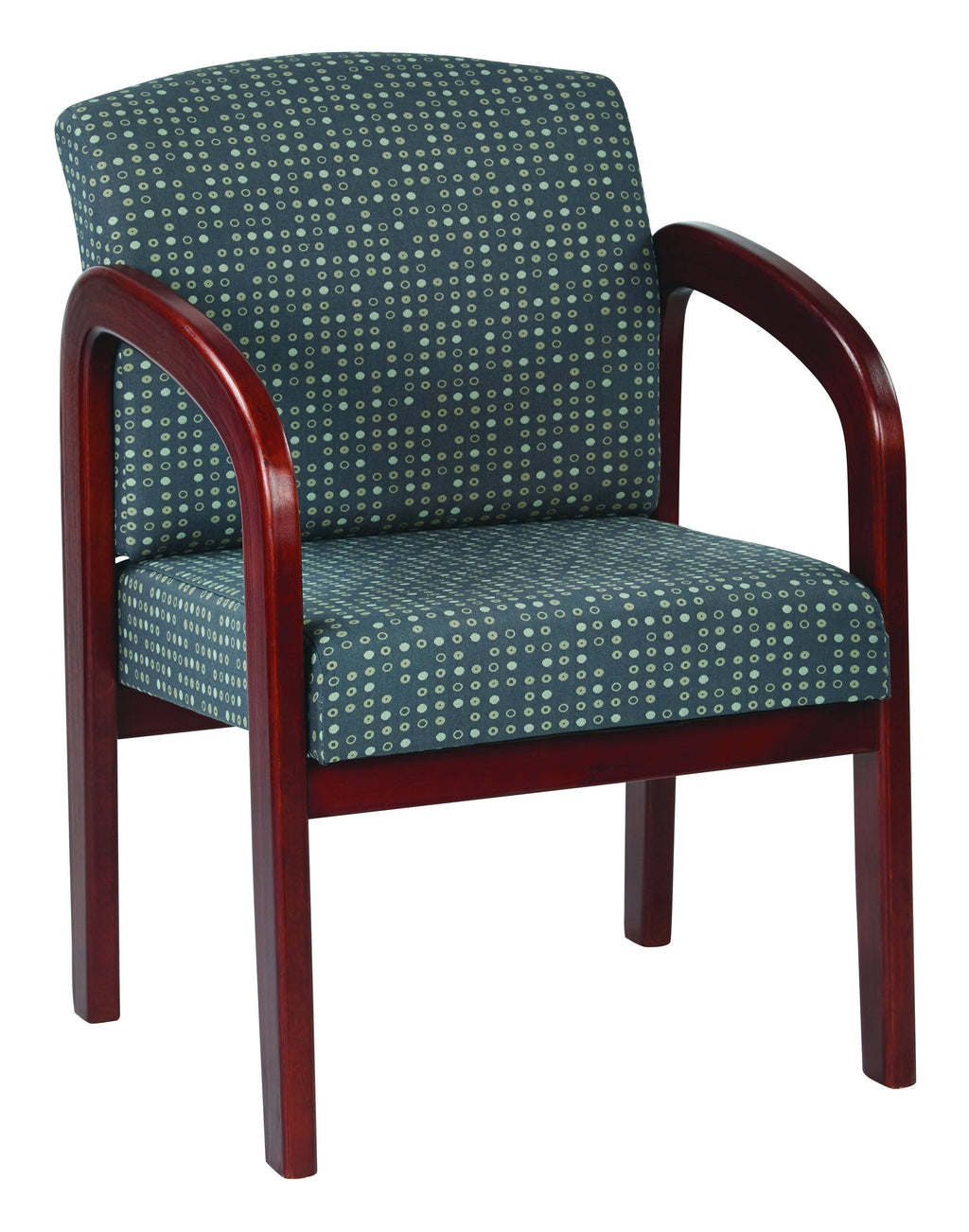 Ash Cherry Finish Wood Visitor Chair U282067