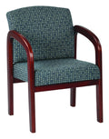 Ash Cherry Finish Wood Visitor Chair U282067