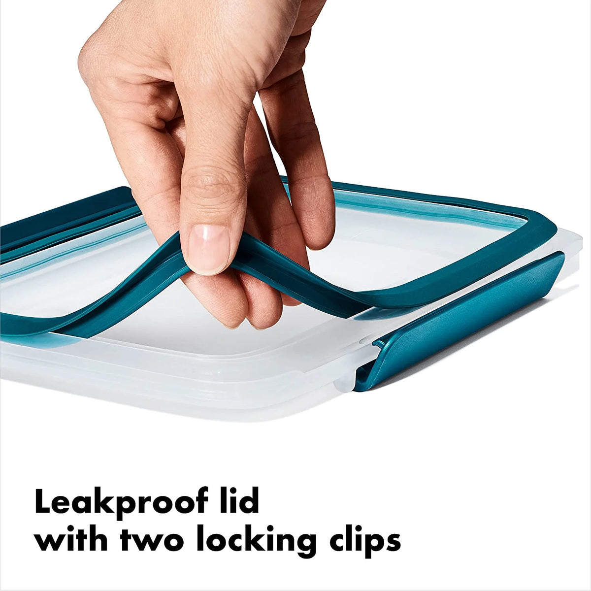 1.9 Cup Leakproof BPA Free Food Storage Container with Colander G41957