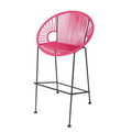 Black Pink 31x22 Patio Bar Stool G79913