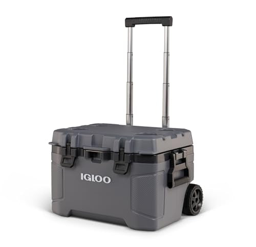 52 Qt Wheeled Insulated Hard Shell Cooler N3190