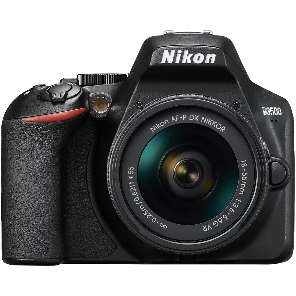 DSLR Camera with 18-55mm Lens + 64GB Card + 2 x EN-EL14a Battery + Case + Filter Kit + Telephoto Lens V22267