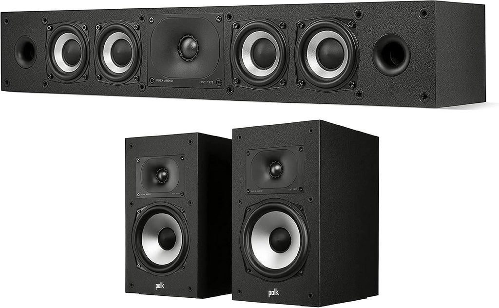 Pair of Bookshelf Speakers, Midnight Black H818234