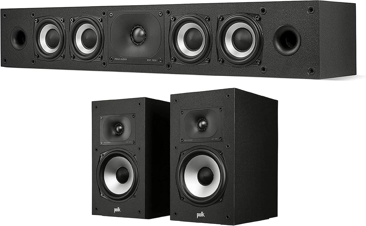 Pair of Bookshelf Speakers, Midnight Black H818234