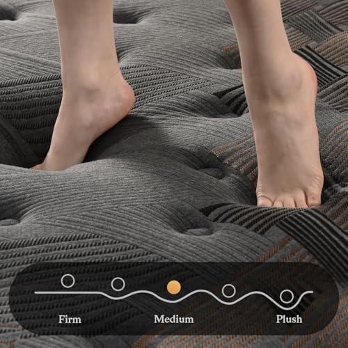 10 Inch Hybrid Queen Mattress with Memory Foam & Pocket Spring P21696