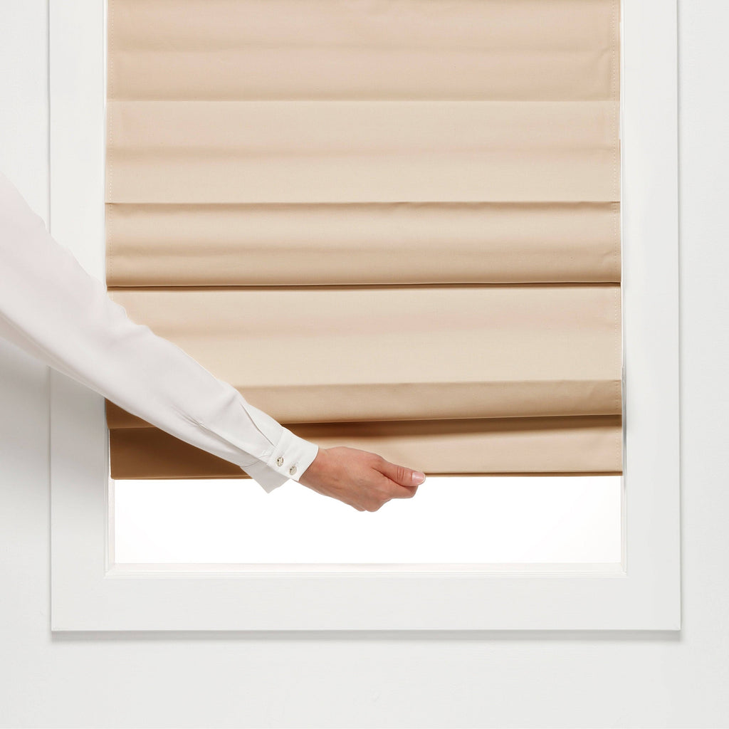 Khaki Insulating Cordless Roman Shade 57 x 72 N2389