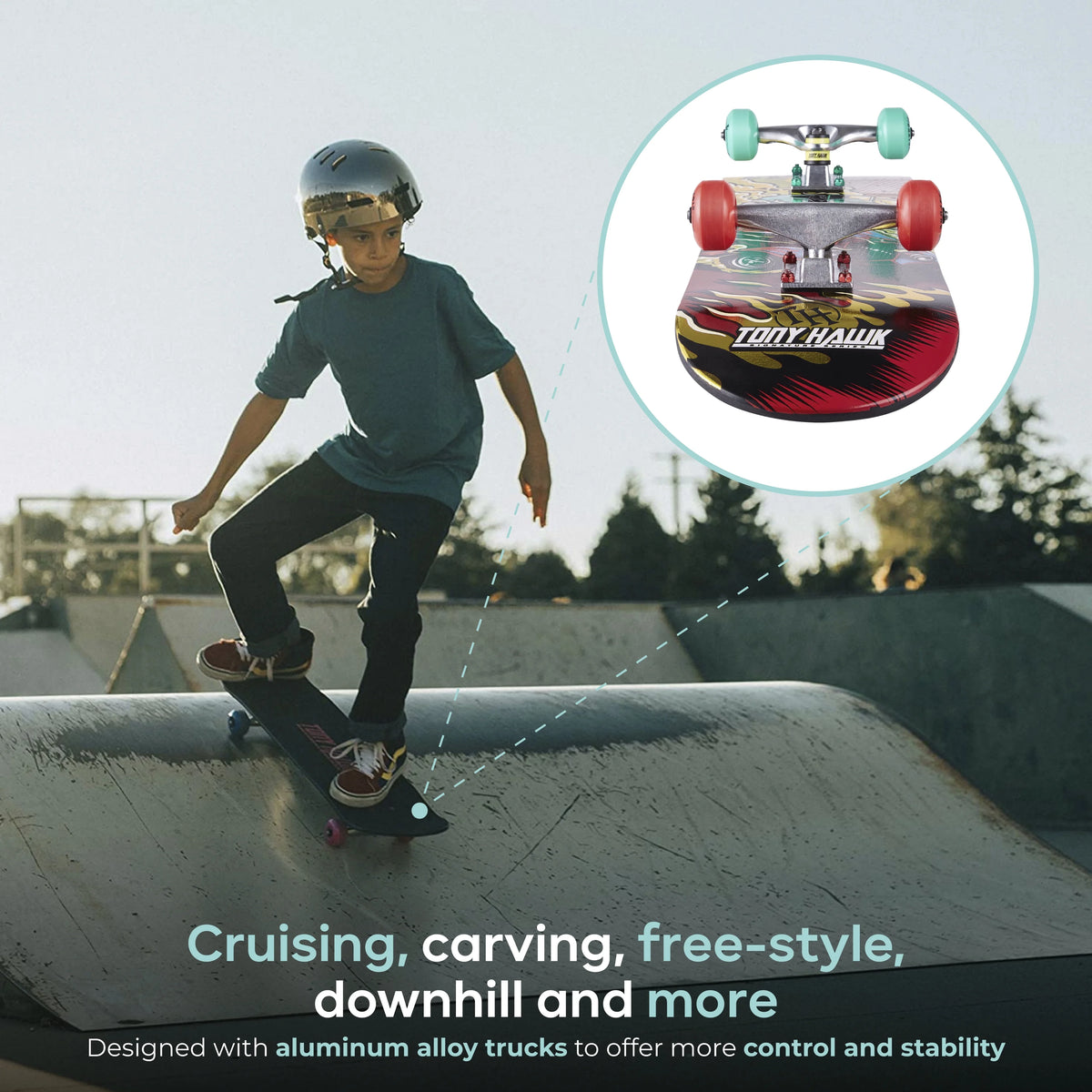31" Popsicle Complete Skateboard with Pro Trucks Q6953