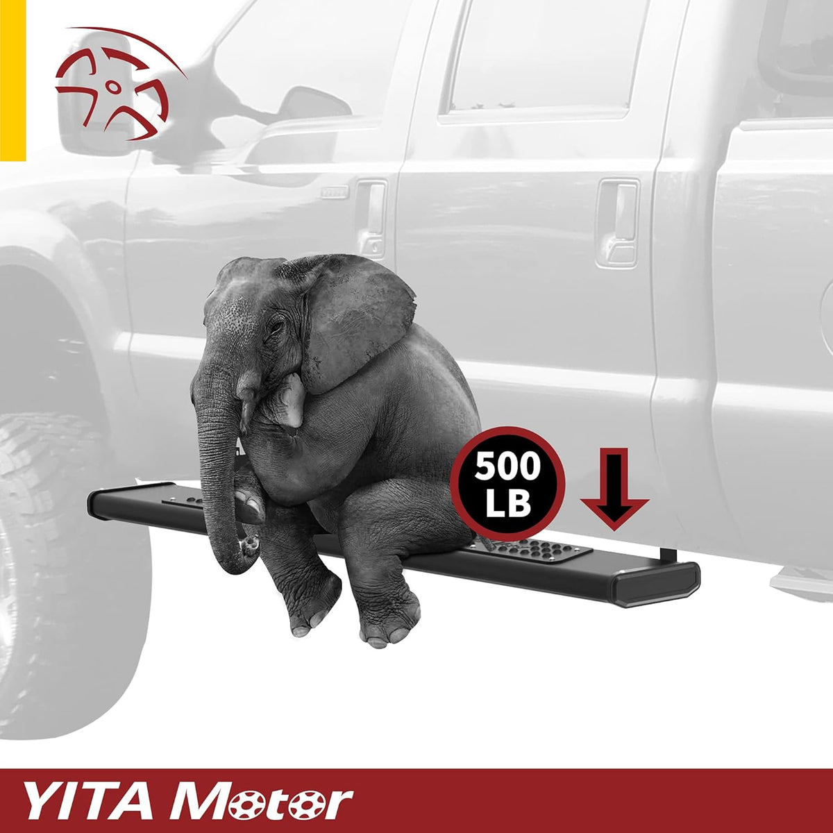 6.5 Inches Aluminum Running Boards Side Steps Nerf Bars B326549