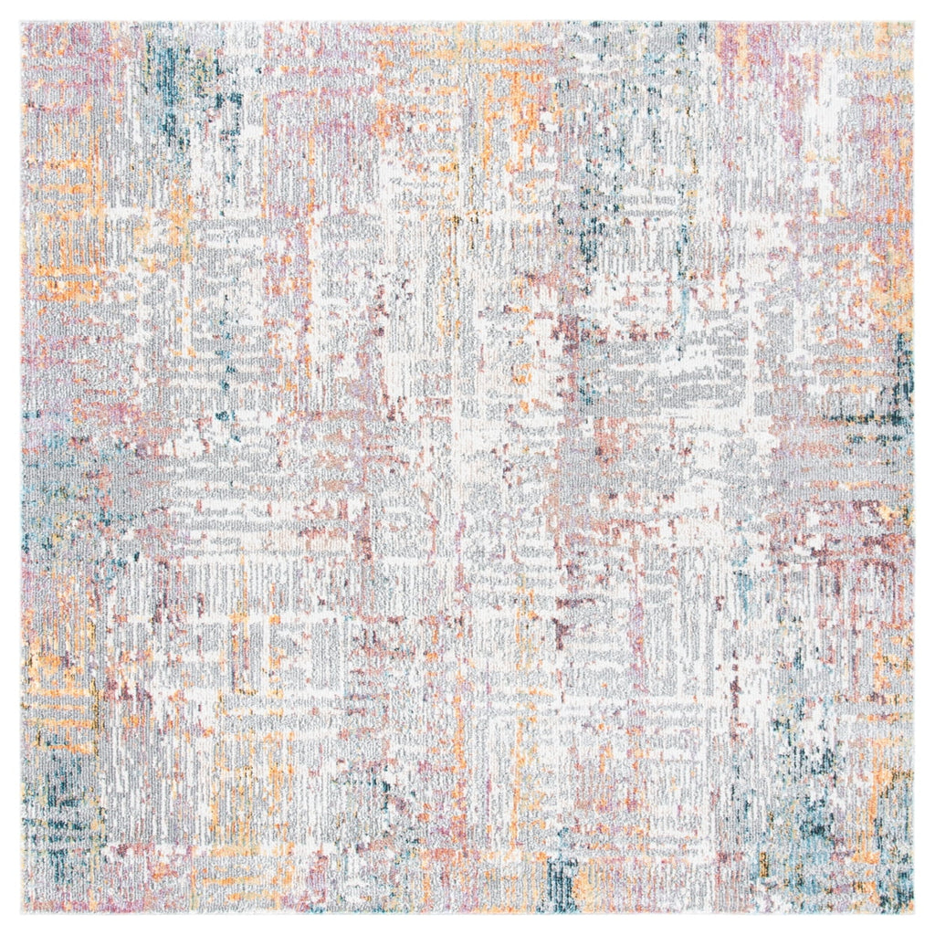 Beige/Rust Rug A3142