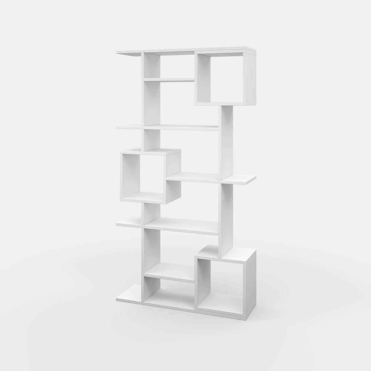 White Multiple Tier Open Shelf Bookcase F264526