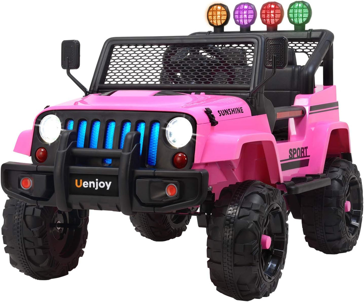 Pink 12V Electric Kids Ride On Car U962