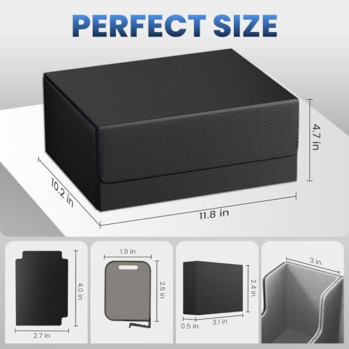 Card Storage Box with 10 Dividers L9496