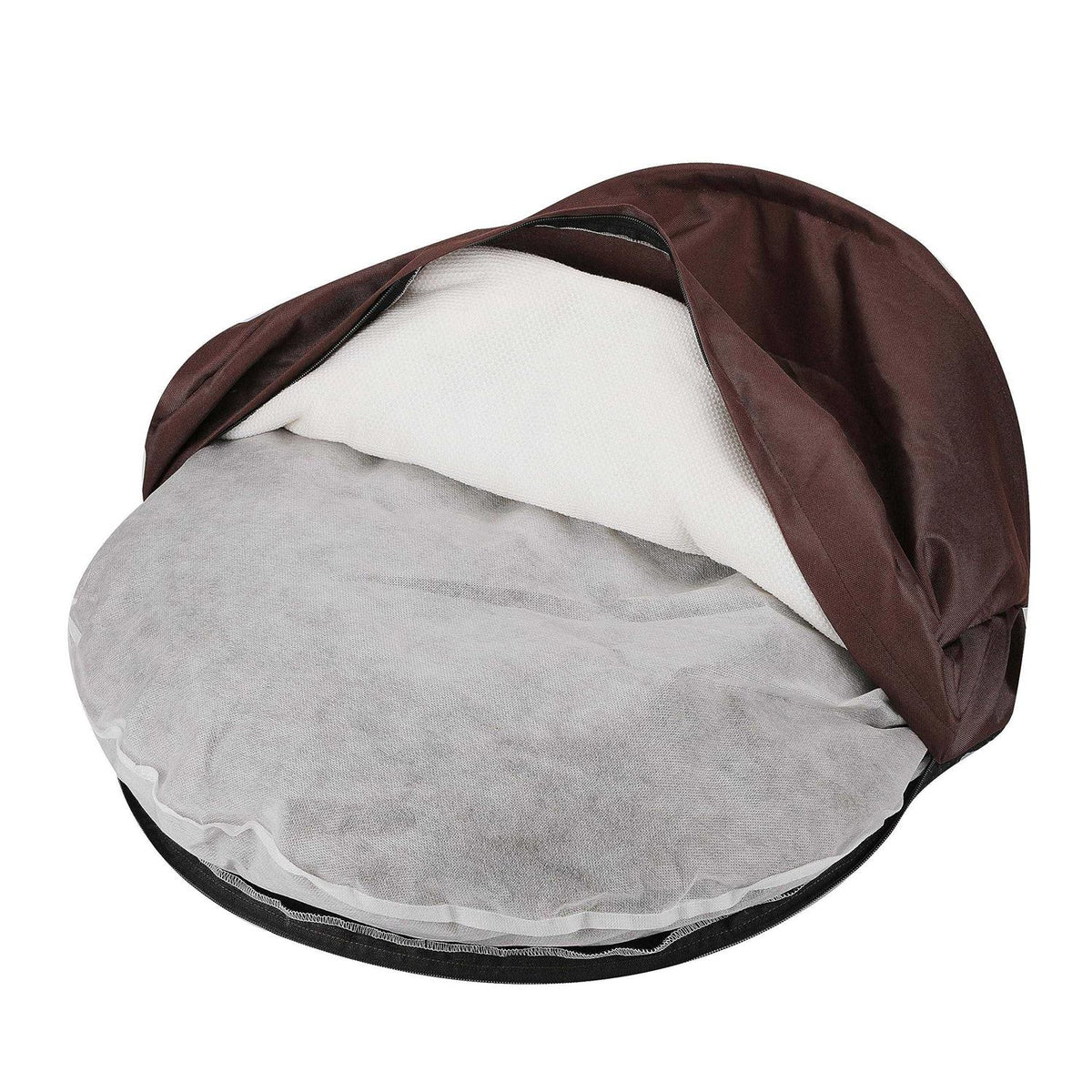 Oxford Sherpa Pet Cave and Round Pet Bed K60063