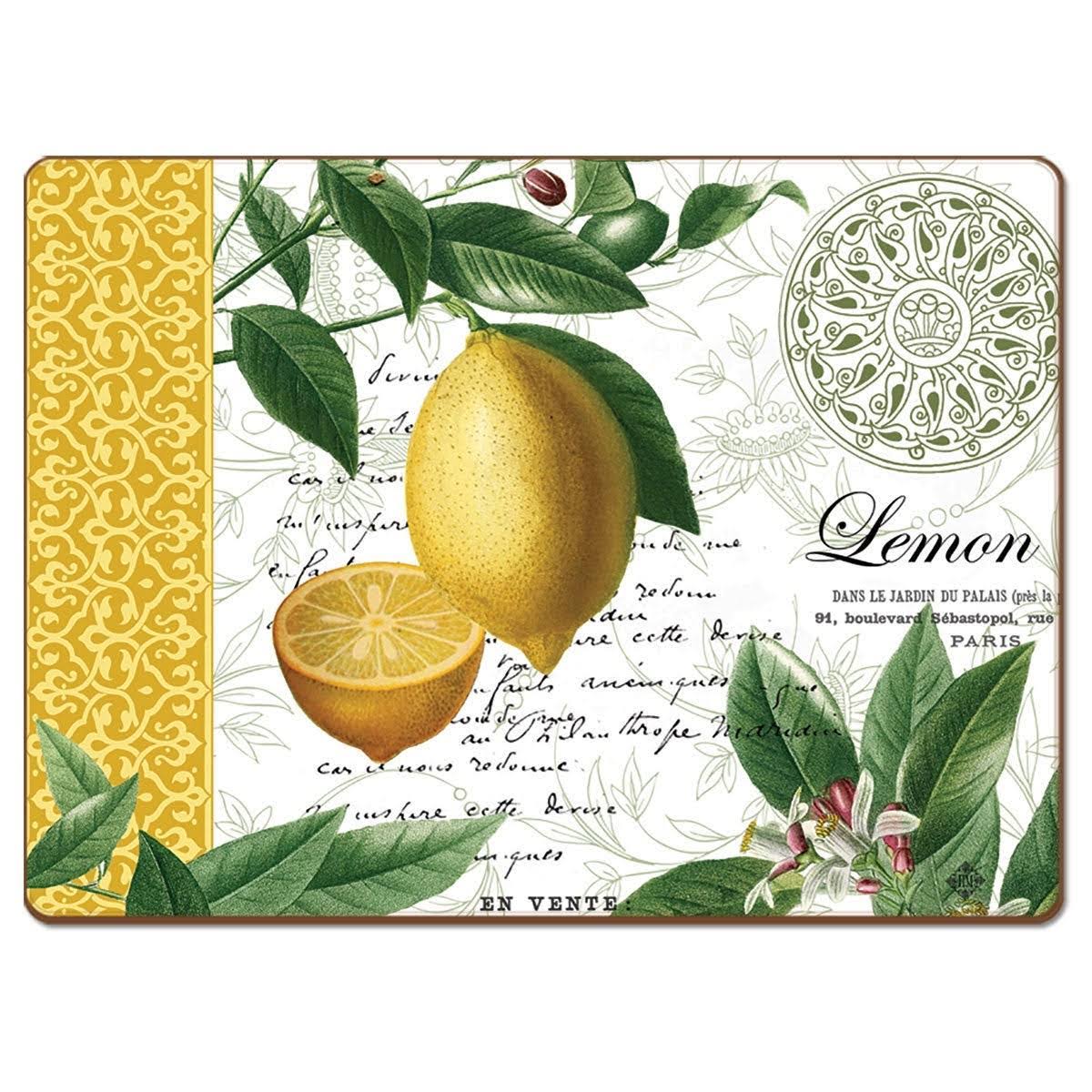 Set of 4 Cork-Back Placemats P2329
